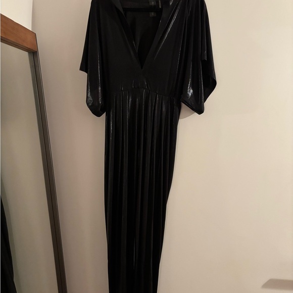 Norma Kamali Shimmering Black Jumpsuit - Picture 3 of 4